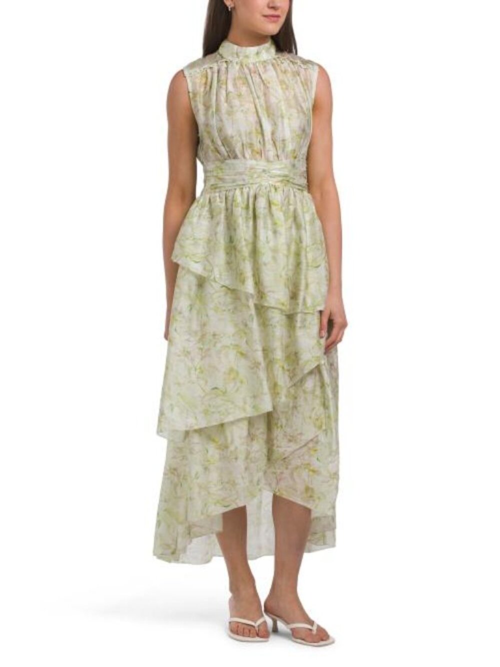 EN SAISON Linen Blend Claire Maxi Dress